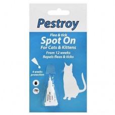Pestroy Flea and Tick Spot On for Cats & Kittens